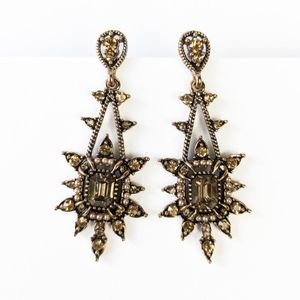 NWT Lovoda Art Deco Chandelier Earrings